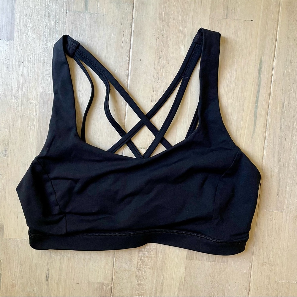 lululemon athletica Black Strappy Sports Bra